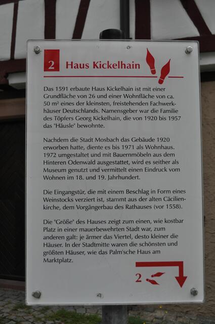 Tafel zum Haus Kinkelhain | Foto: Daniela Somers