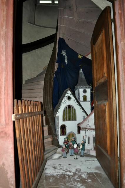 Hier wurde die Kirche in klein nachgebaut. | Foto: Daniela Somers