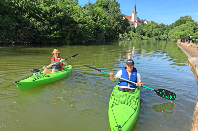 Bei "Kanu + Bike" kann jeder Kajaks und Kanus leihen und auf dem Kocher paddeln. | Foto: privat