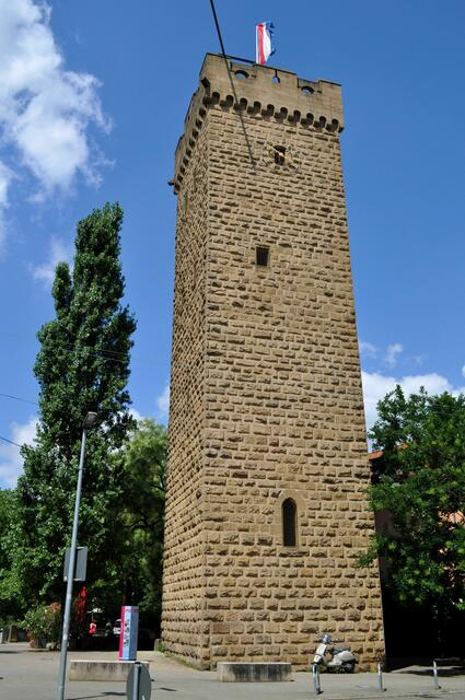 Daniela Somers war zum ersten Mal oben auf dem Götzenturm in Heilbronn. | Foto: Daniela Somers 
