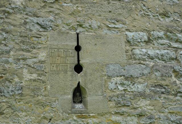 Deteil an der Turmmauer. | Foto: Daniela Somers