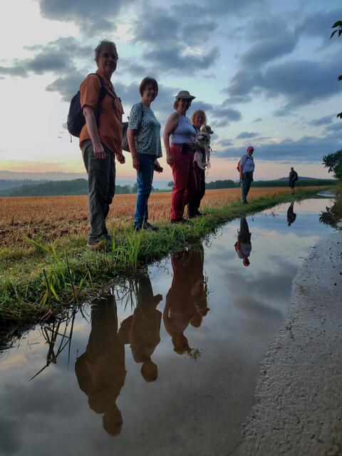 Pfützen wurden für Spiegelfotos genutzt | Foto: Aurelia Kling