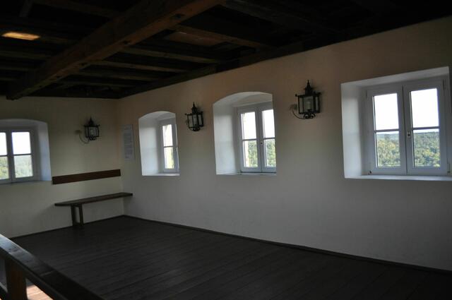 Der Raum oben im Turm. | Foto: Daniela Somers