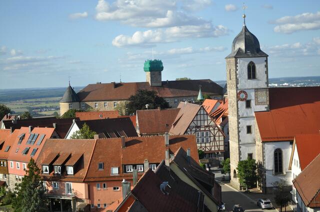 Ausblick zum Schloss und der Kirche | Foto: Daniela Somers
