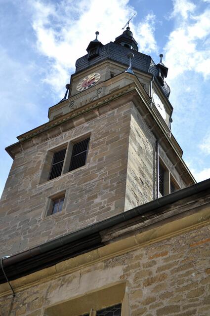 Kirchturm. Der Glockenstuhl beherbergt vier Kirchenglocken. | Foto: Daniela Somers