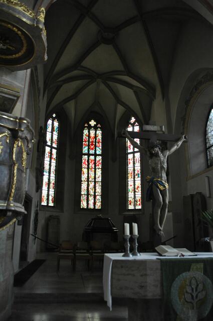 Im Inneren der Kirche. Der Chorbereich. | Foto: Daniela Somers