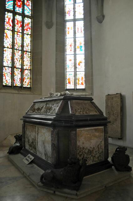 Kenotaph (leeres Grabmal) des letzten Grafen von Hohenlohe-Neuenstein, Wolfgang Julius | Foto: Daniela Somers