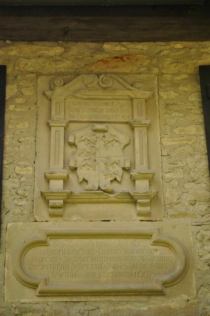 Wappenstein am Walkhaus. | Foto: Daniela Somers