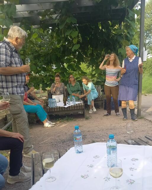 Abschluß am Fuße der Weibertreu | Foto: Ursula Hamann