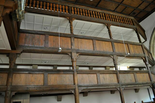 Das dritte Stockwerk der Empore wurde 1680 von Herzog Friedrich gestiftet | Foto: Daniela Somers