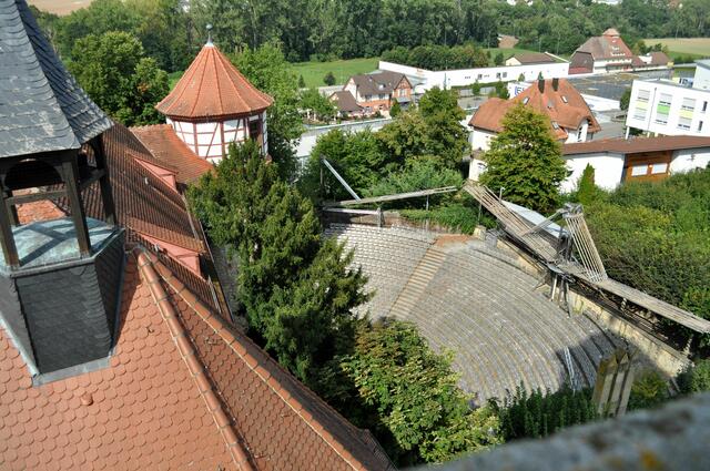 Blick auf die Tribüne der Freilichtspiele | Foto: Daniela Somers