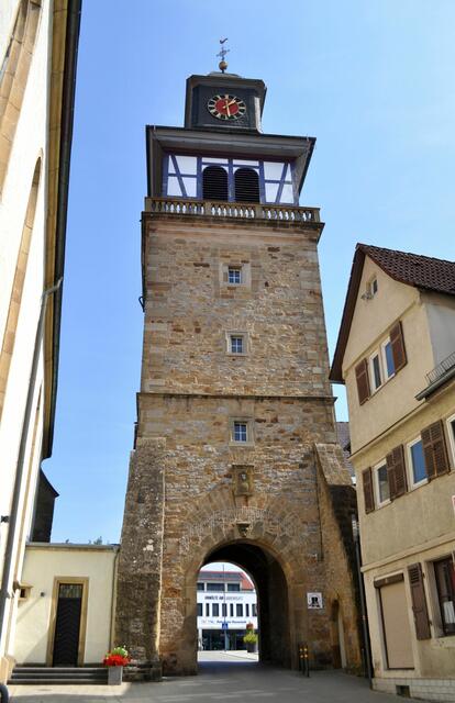 Der Turm von der Stadtseite aus gesehen.  | Foto: Daniela Somers
