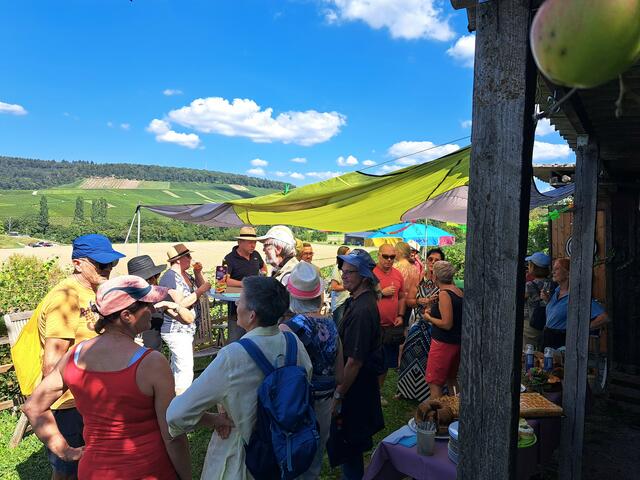 Jetzt wird zuerst die herrliche Aussicht genossen! | Foto: Isolde Reitz