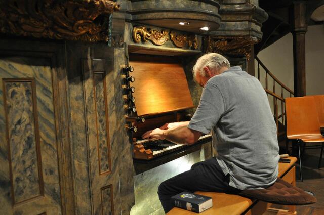 Das Spiel an der Orgel | Foto: Daniela Somers