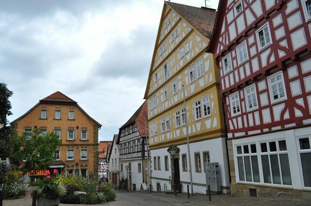 Stadtansicht mit Rathaus und ehemaligem Pfarrhaus. | Foto: Daniela Somers