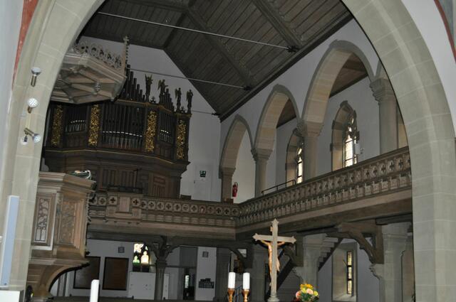 Blick in das Langhaus vom Chor aus. | Foto: Daniela Somers