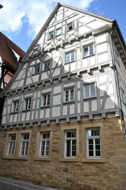 Eines der Fachwerkhäuser in der Finsteren Gasse | Foto: Daniela Somers