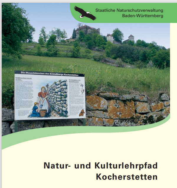 Ausschnitt aus dem 1996 erstellten Flyer zum Lehrpfad | Foto: eigene Aufnahme