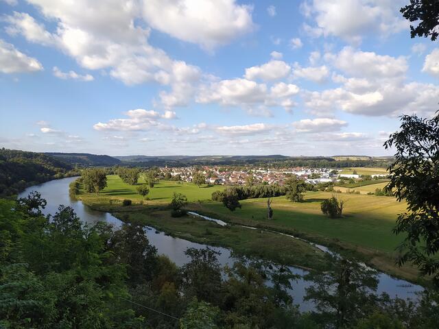 Toller Ausblick auf den Neckar bis Gundelsheim.  | Foto: sigischlottke