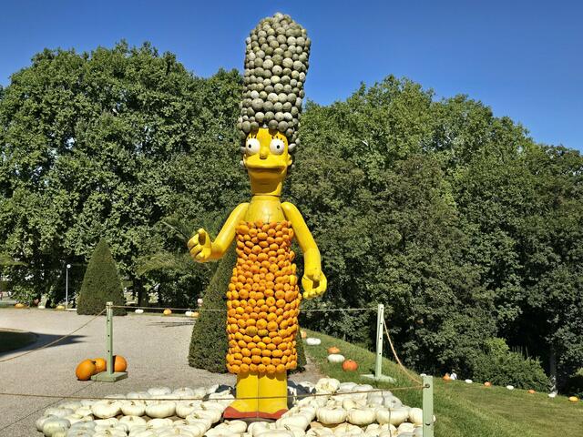 Kürbisausstellung in Ludwigsburg - Marge Simpson | Foto: Heidrun Rosenberger