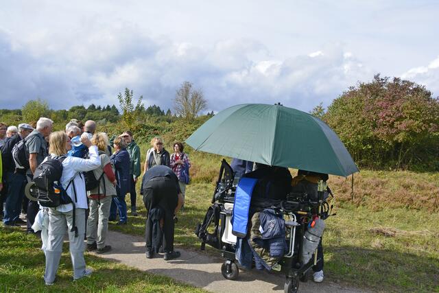 Überraschende Begegnung, ein Filmteam auf der Waldheide.
 | Foto: Michael Harmsen