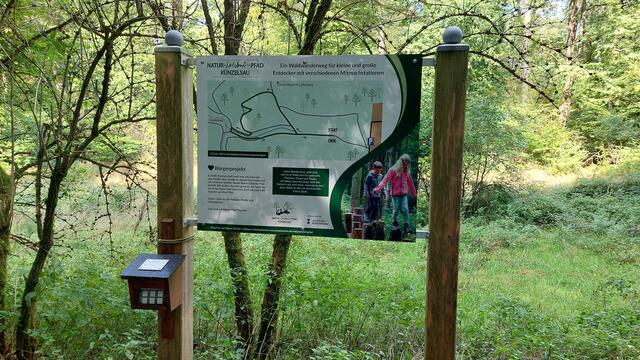 Infotafel zum Natur-Erlebnis-Pfad  | Foto: Elfriede Baier 