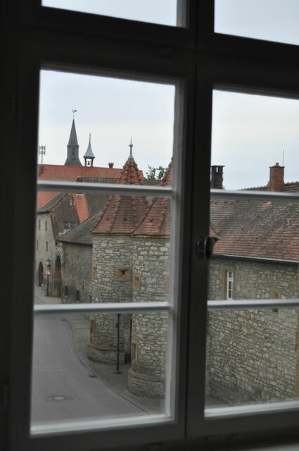 Und man sieht auch die Türmchen vom Vorhof von Schloss Lehen. | Foto: Daniela Somers