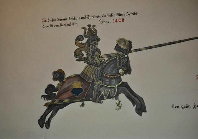 So sah das also damals aus, bei einem Ritterturnier. | Foto: Daniela Somers