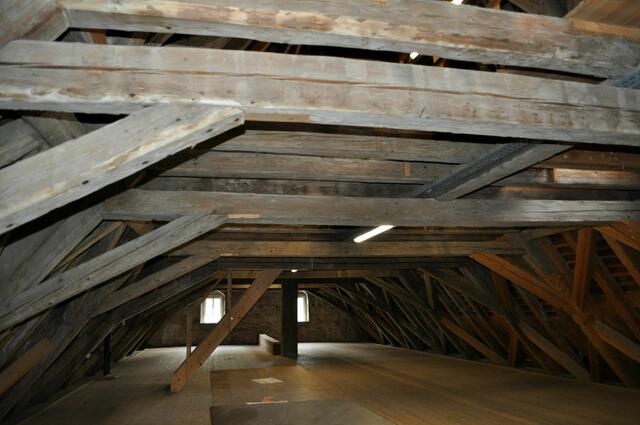 Das Dachgeschoss. Schade, dass man es nicht nutzen kann. | Foto: Daniela Somers