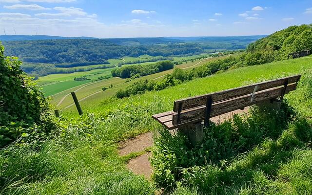 Blick ins Brettachtal und Löwensteiner Berge bei Buchhorn
(Gem. Pfedelbach/Hohenlohekreis) | Foto: Andreas Odey