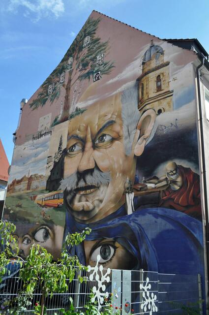 Auch immer wieder ein Hingucker in Heilbronn. Leider sieht man das zu selten. Solche Fassaden könnte es öfters geben. | Foto: Daniela Somers