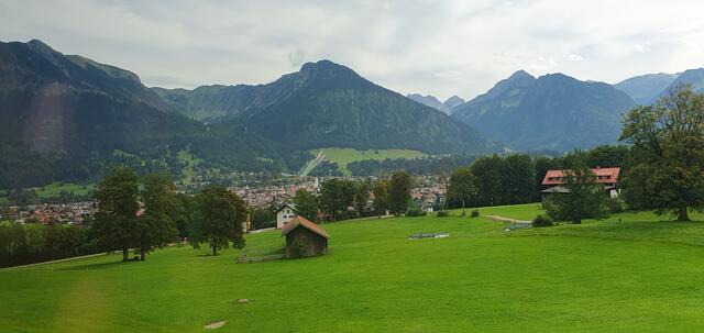 Tag 4: Blick auf Oberstdorf (aus dem Bus) | Foto: privat Sibylle Tröber