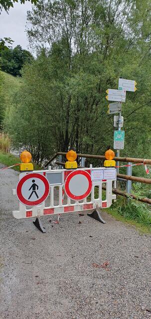 Tag 3: auch das noch ... UMLEITUNG ins Oytal ... seufz | Foto: privat Sibylle Tröber