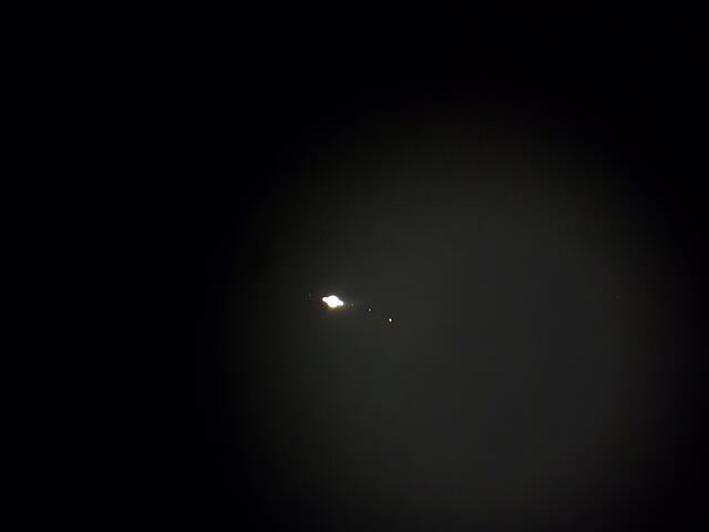 Der Saturn durchs Teleskop gesehen. | Foto: Heidrun Rosenberger