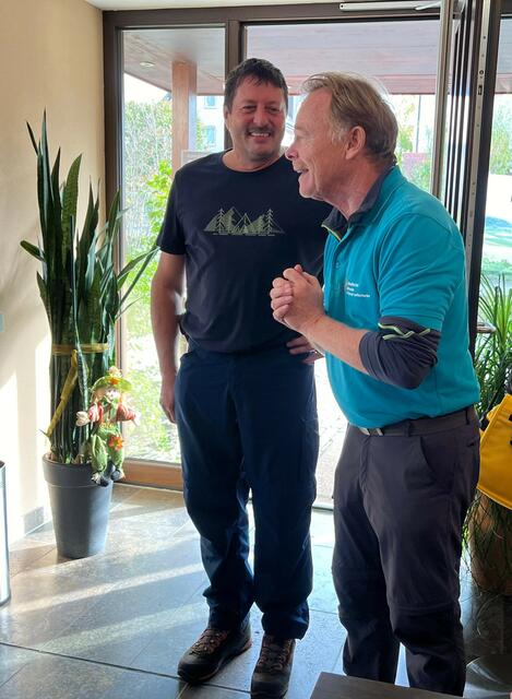 DANKE für die Einladung / DANKE für's Kommen!
Schön war's! | Foto: privat Sibylle Tröber und Walter Pfenning