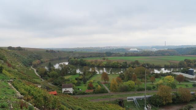 ... und über die Neckarschleife. | Foto: privat Sibylle Tröber und Walter Pfenning