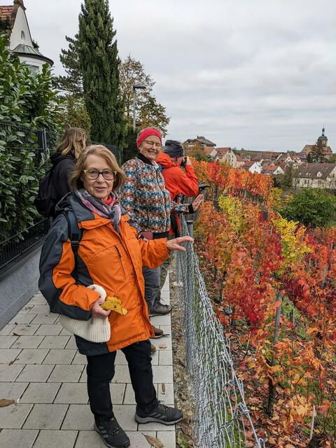 Monika vor butem Herbstlaub | Foto: privat