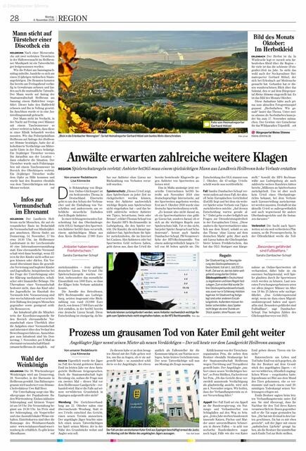 Der herbstliche Blick auf das Sulmtal kommt von Gerhard Hölzel und ist zum Bild es Monats Oktober für Heilbronn und Umgebung gekürt worden. In der Heilbronner Stimme und Kraichgau Stimme ist es am 4. November zu finden. | Foto: HSt, Gerhard Hölzel