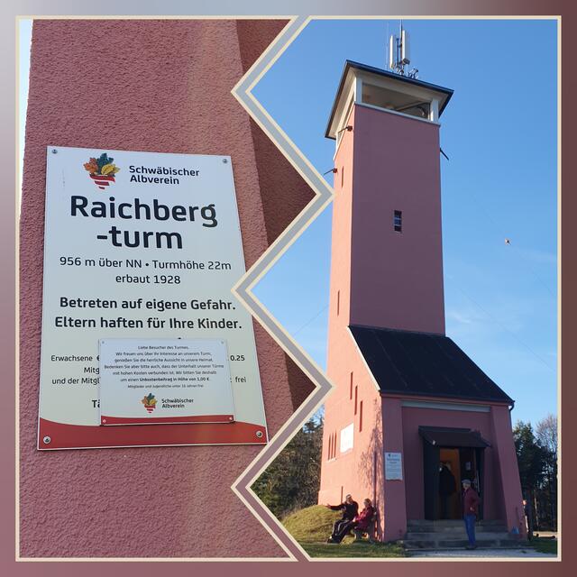 Der Raichbergturm wurde natürlich auch noch erklommen ... 99 Stufen bis nach oben zur 360 Grad-Aussicht. | Foto: privat Sibylle Tröber