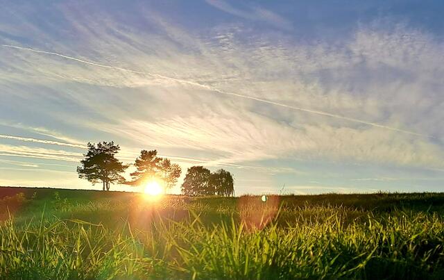 Sonnenuntergang am Lindelberg (Pfedelbach/Hohenlohekreis) | Foto: Andreas Odey 