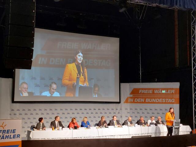 Bewerbungsrede Sylvia Rolke FREIE WÄHLER Baden-Württemberg | Foto: Harald Kubitzki