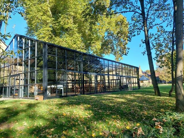 Dieser herrliche Pavillon wäre ein wunderschöner Platz für unsere Weihnachtsfeier! | Foto: Foto privat