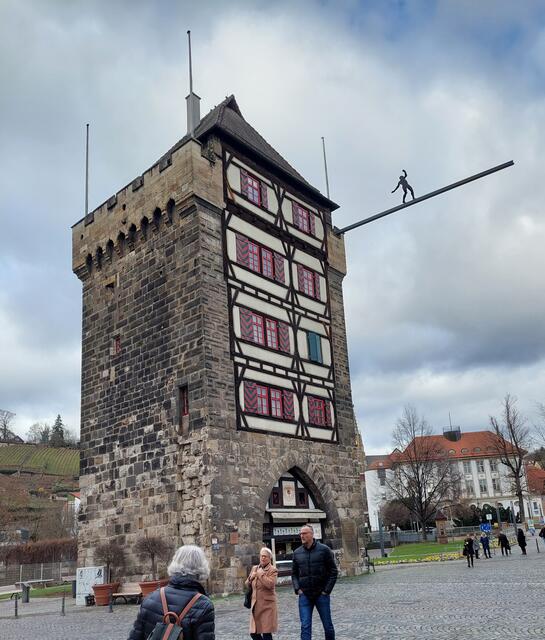 Wer hatte den Skywalker zuerst: Esslingen auf dem Schelztor oder Heilbronn auf dem Götzenturm? | Foto: Foto privat