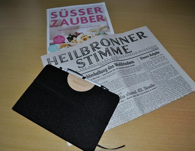 Das haben wir u. A. geschenkt bekommen. Danke schön. | Foto: Daniela Somers