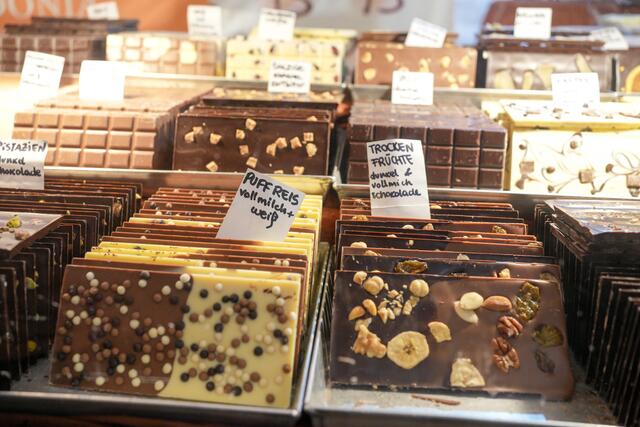 bunte Vielfalt an Schokolade | Foto: Ulrich Seidel