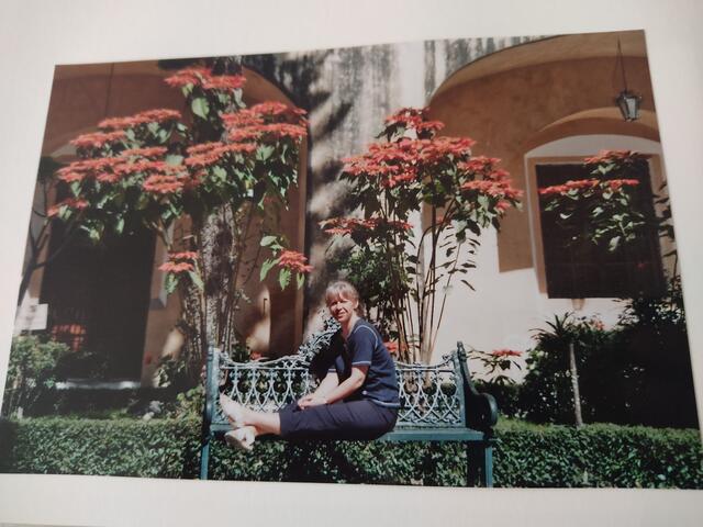 Schlechte Bildqualität, aber man sieht wie hoch die Pflanzen in ihrem Ursprungsland Mexiko werden. | Foto: Daniela Somers