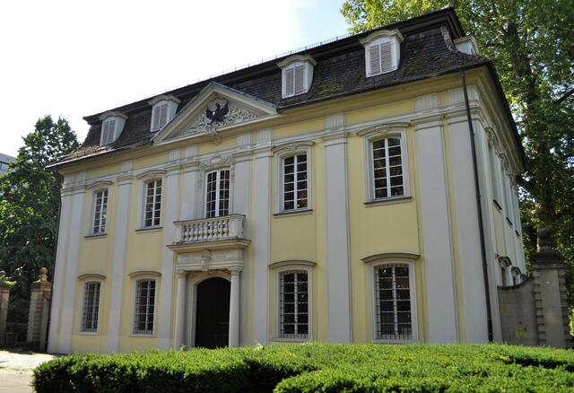 Das Schießhaus mit seiner Rokoko-Fassade | Foto: Daniela Somers