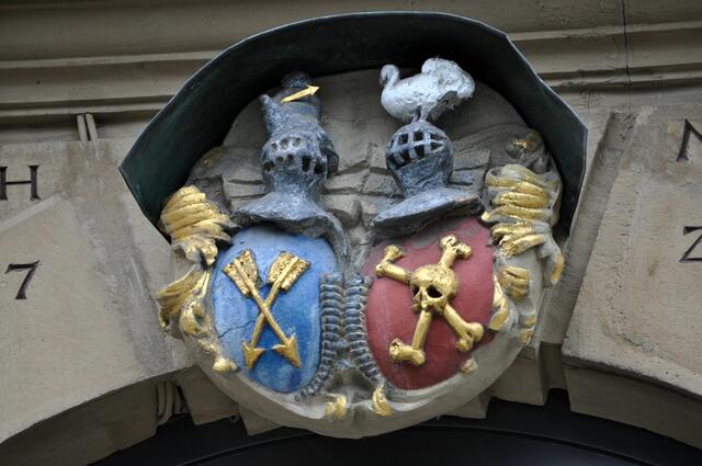 Wappenstein am Haus Zehnder. | Foto: Daniela Somers