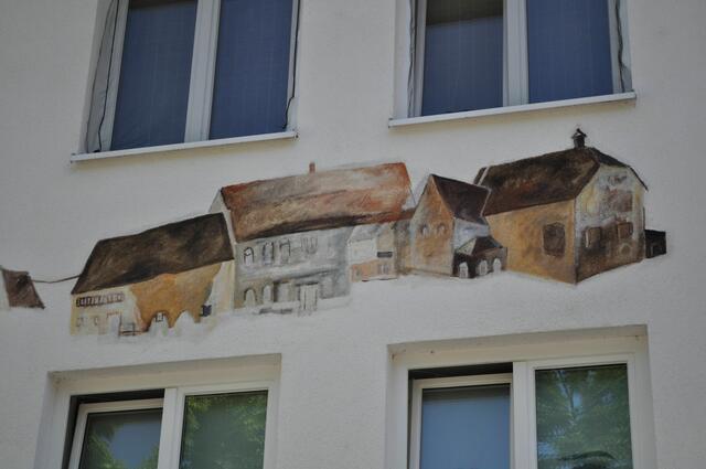 Bemaltung an einem Haus in Schwaigern | Foto: Daniela Somers