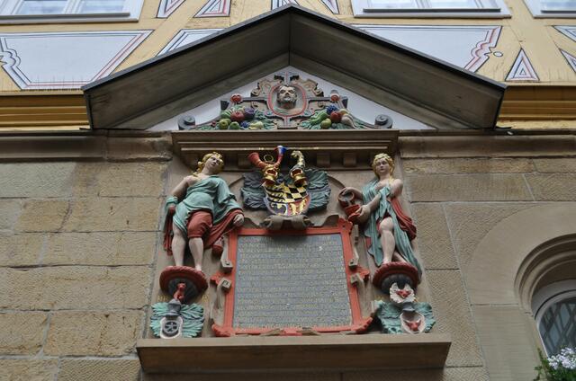 Aufwendige Gestaltung am Rathaus von Möckmühl | Foto: Daniela Somers